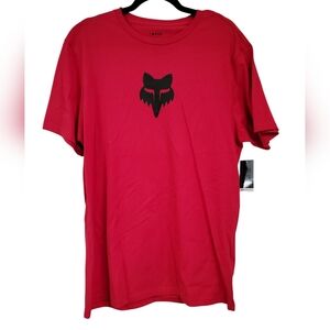 NWT! Fox Red Short Sleeve Tee with Graphic size large
